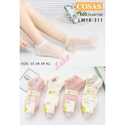 Women's low cut socks Cosas LM18-311