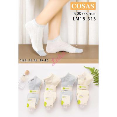 Women's low cut socks Cosas LM18-313