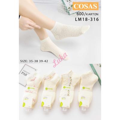 Women's low cut socks Cosas LM18-316
