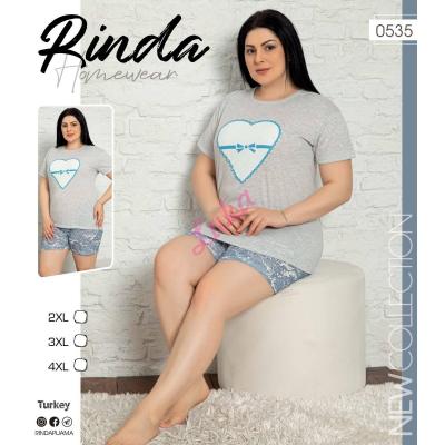 Women's turkish pajamas Rinda big size 0535