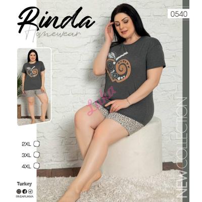 Women's turkish pajamas Rinda big size 0540