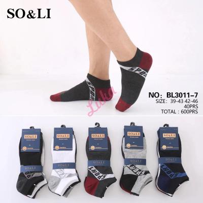 Men's low cut socks So&Li BL3011-7