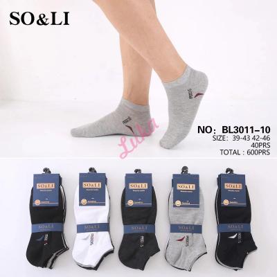 Men's low cut socks So&Li BL3011-9
