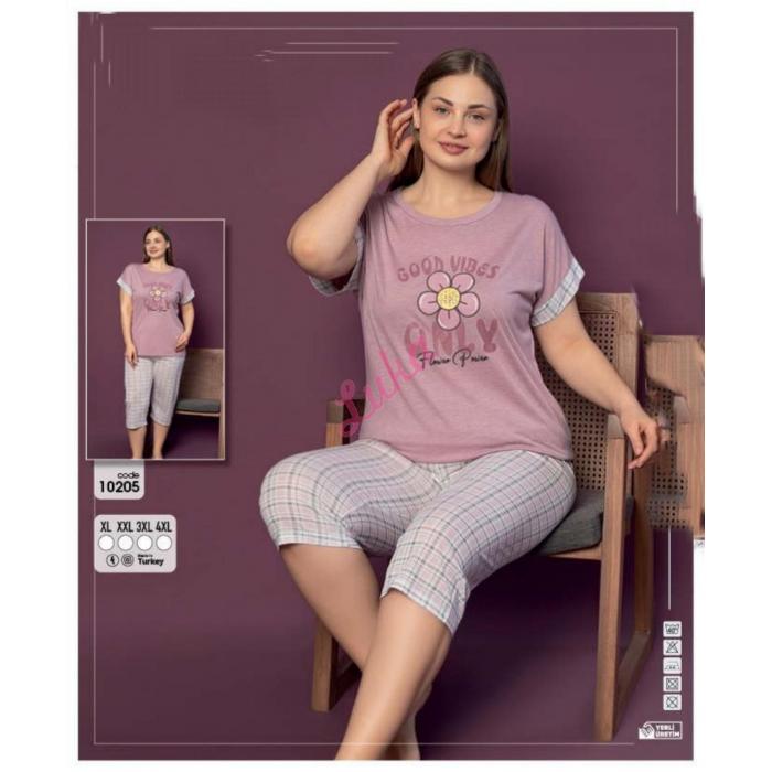 Women's turkish pajamas 10211 Big size