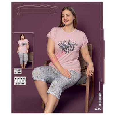 Women's turkish pajamas 10208 Big size