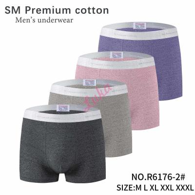 Men's Boxer Shorts cotton SM Premium R6176-2