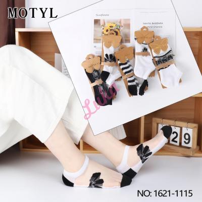Women's low cut socks Motyl 1621-1114