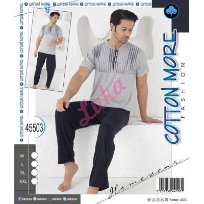 men's turkish pajama Cotton More 45502