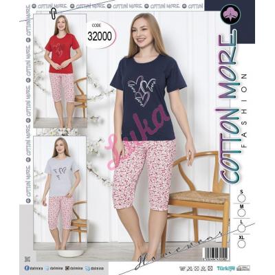 Women's turkish pajamas Cotton More 32000