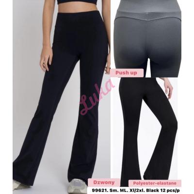Women's black leggings 99621