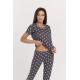 Women's turkish pajamas Strawbbery 0010-010N