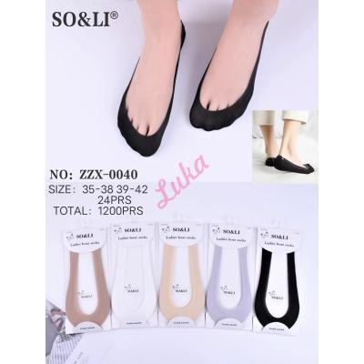 Women's ballet socks So&Li ZZX-0041