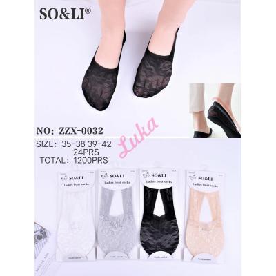 Women's ballet socks So&Li ZZX-0035
