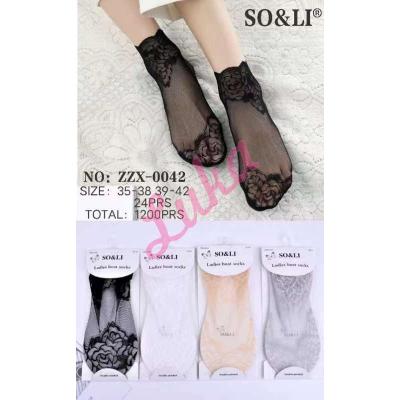 Women's ballet socks So&Li ZZX-0042