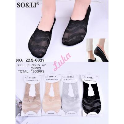 Women's ballet socks So&Li ZZX-0043