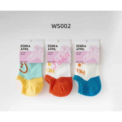 Women's low cut socks Zebra April WS002