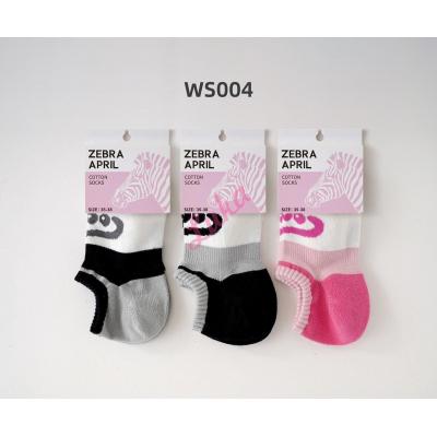 Women's low cut socks Zebra April WS006