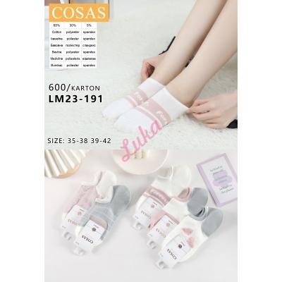 Women's low cut socks Cosas LM23-190