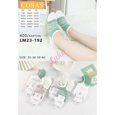 Women's low cut socks Cosas LM23-192