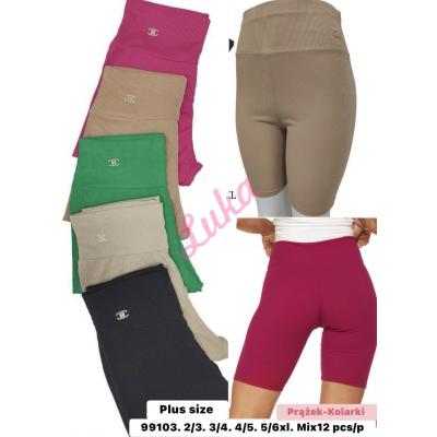 Legginsy damskie duże kolarki 99103