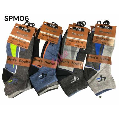 Men's low cut socks D&A LSM09