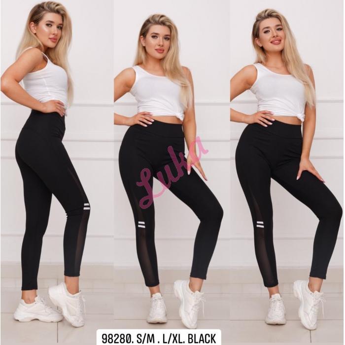 Women's black leggings