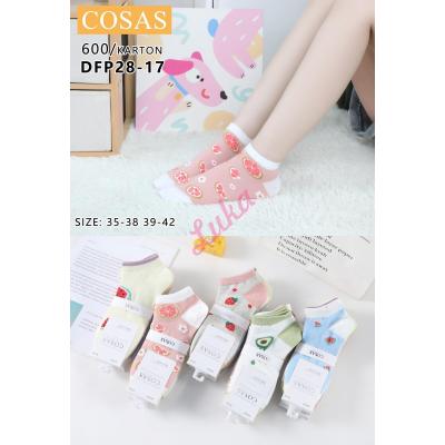 Women's low cut socks Cosas DFP28-17