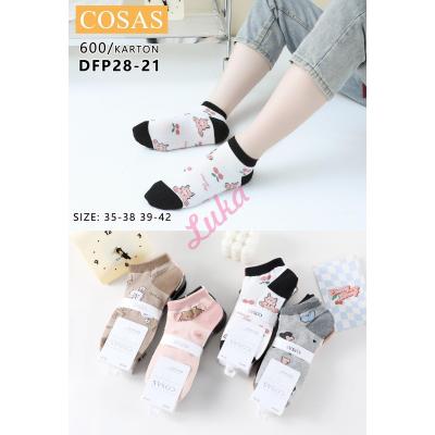 Women's low cut socks Cosas DFP28-21