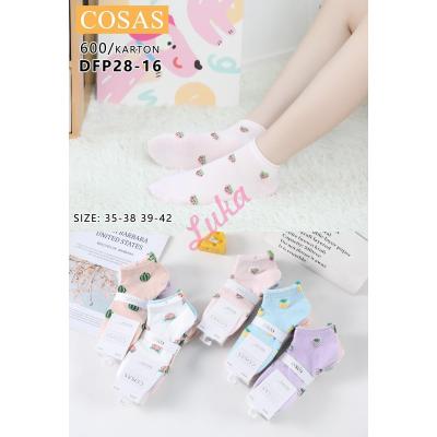 Women's low cut socks Cosas DFP28-16