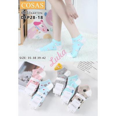 Women's low cut socks Cosas DFP28-18