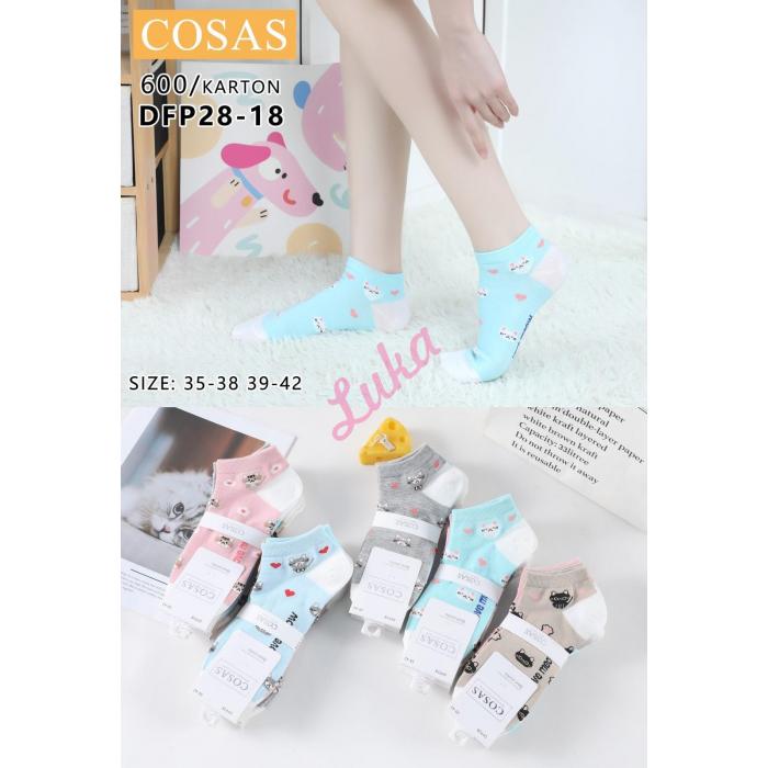 Women's low cut socks Cosas DFP28-16