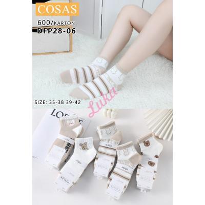 Women's low cut socks Cosas DFP28-06