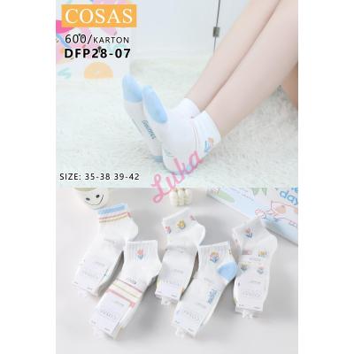 Women's low cut socks Cosas DFP28-07