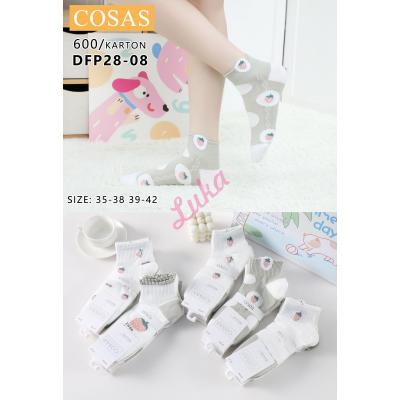 Women's low cut socks Cosas DFP28-08