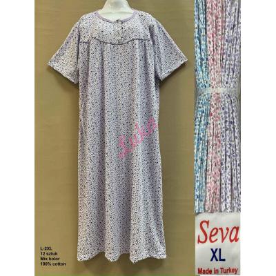 Women's nightgown Seva 3126