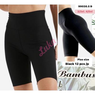 Legginsy damskie krótkie czarne 99030-5d