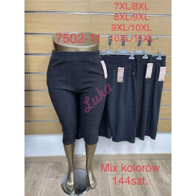 Women's big 3/4 pants FYV 7502-11