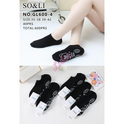 Women's low cut socks So&Li GL600-1