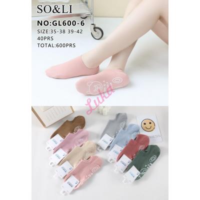 Women's low cut socks So&Li GL600-4