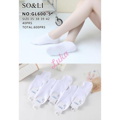 Women's low cut socks So&Li GL600-6