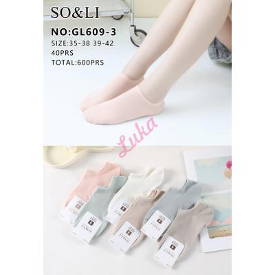 Women's low cut socks So&Li GL600-5