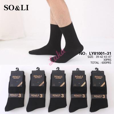 Men's socks SO&LI LY81001-31