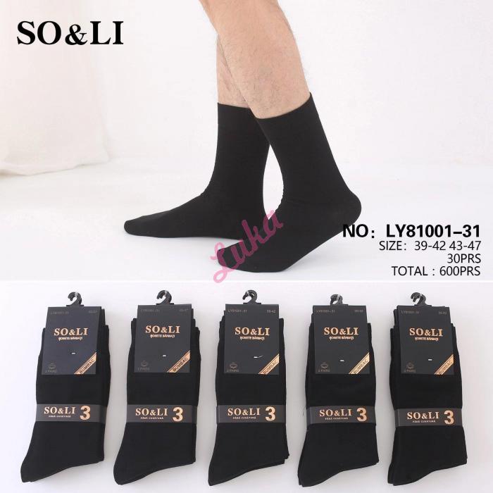 Men's socks SO&LI LY81001-30