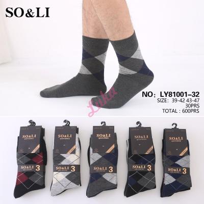 Men's socks SO&LI LY81001-32