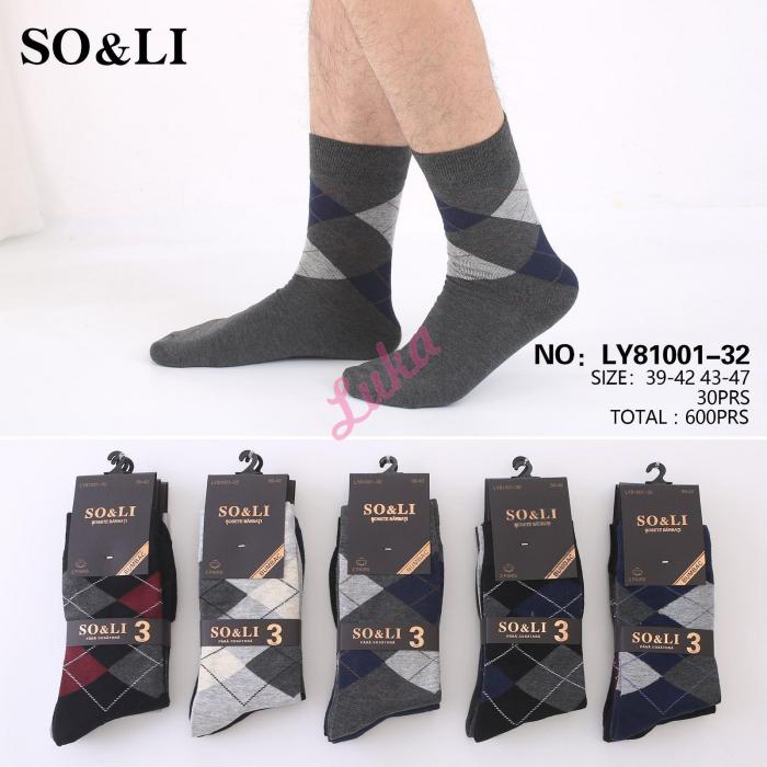 Men's socks SO&LI LY81001-31