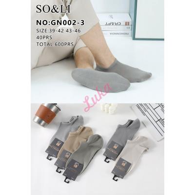 Men's low cut socks So&Li GN002-2