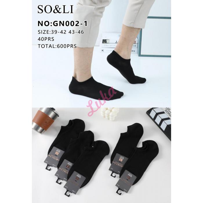 Men's low cut socks So&Li GN002-3