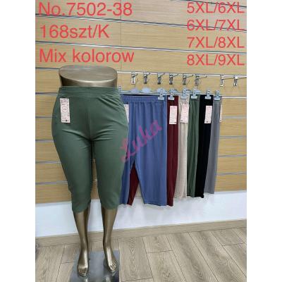 Women's big 3/4 pants FYV 7502-38