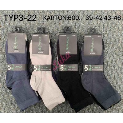 Men's socks bamboo Cosas 40LB1811-3