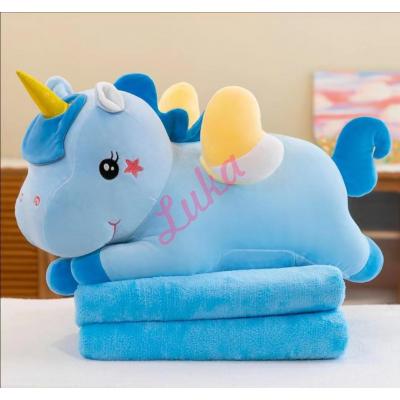 Mascot with blanket ren-12